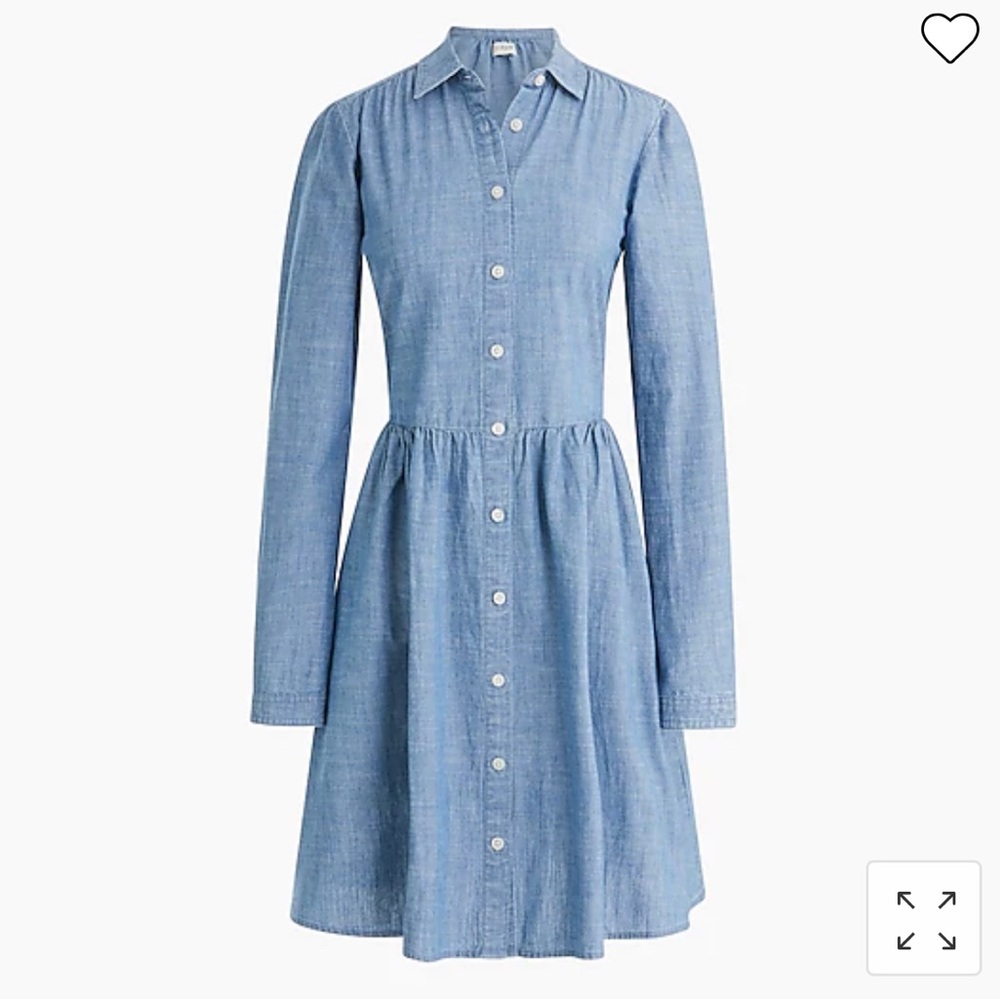 J crew denim dress